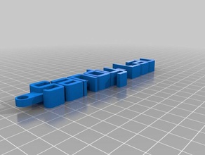 sandy lau organizasyon özelleştirilmiş 3d print model - Mito3D