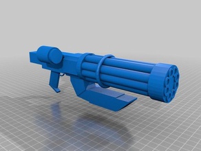 gatling - Spielzeug Spiel Zubehör 3d print model - Mito3D