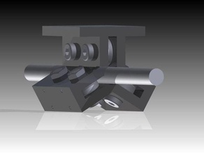 linear bearing diy 608 axis inventor reprap x-axis y-axis 3d print model - Mito3D