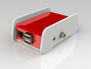 raspberry pi case electronics 3d box enclosure holder part print raspi useful 3d print model - Mito3D