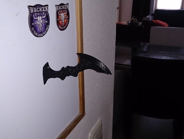 ein weiterer Kühlschrank batarang Requisiten batman 3D print model - Mito3D