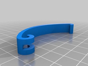bag clip 65mm outside organization customized 3d print model - Mito3D