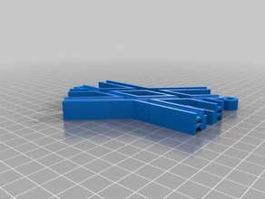 doppelweiche-beidseitig 3d baskı 3d print model - Mito3D