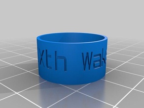 ixth wakefield woggle rings customized 3d print model - Mito3D