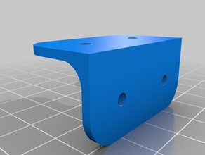 corner mount small shelf bracket diy 3d print model - Mito3D