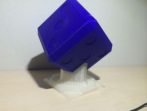 cube Halter Kunst 3d print model - Mito3D