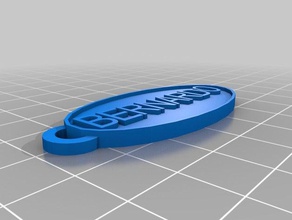 bernardo ok Schlüsselanhänger angepasst 3d print model - Mito3D