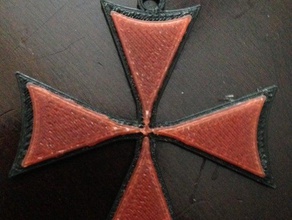 croix des templiers collier bijoux assassins creed 3d print model - Mito3D