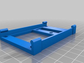 arduino 2650 mega i3 single frame mount clamp 3d printer parts 3d print model - Mito3D