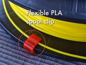 flexível pla spool clipe de 175mm 3d a impressora os acessórios replicator 2 3d print model - Mito3D