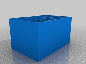 my customized customisable mini storage drawers tool holders boxes 3d print model - Mito3D