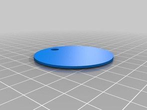pendant template other 3d print model - Mito3D