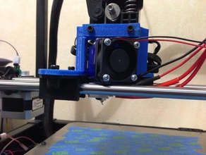 rigidbot e3d v6 de montaje la impresora partes extrusora rigibot rig 3d print model - Mito3D