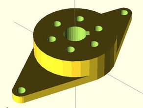 parametrischer Röhren Fassung - Elektronik openscad nützlich Vakuum 3d print model - Mito3D