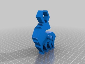 segunda prueba 3d la impresión pruebas animal geo geometri joyería anillo 3d print model - Mito3D