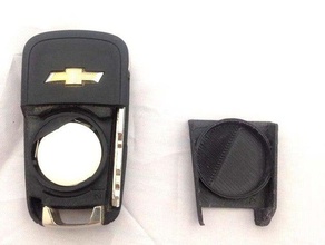 Schlüsselanhänger back cover chevy spark ev automotive fob Schlüssel key 3d print model - Mito3D