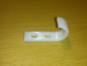 simple wall hook household 3d print model - Mito3D