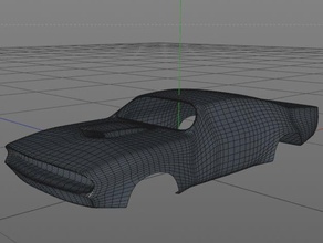 muscle car corpo veicoli 3d print model - Mito3D
