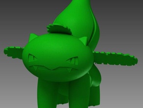 ivysaur yaratıklar pokemon figürleri 3d print model - Mito3D