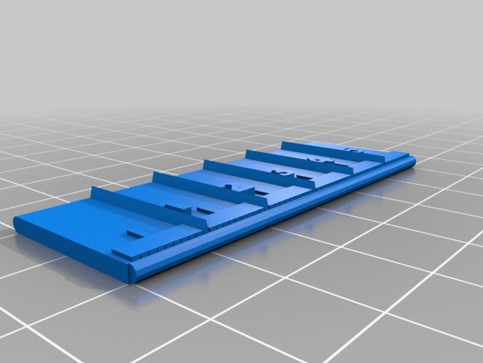 cm righello ufficio 3D print model - Mito3D