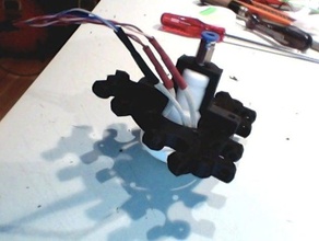 rostock platform hot end mount traxxas ball ends 3d printer parts openscad 3d print model - Mito3D