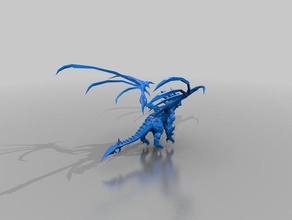 deathwing destroyer creatures neltharion warcraft worldofwarcraft world 3d print model - Mito3D
