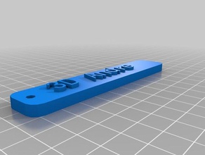 3d andre la impresión personalizado 3d print model - Mito3D