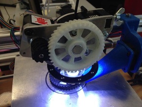 k8200 3drag conic gears extruder printer parts 3d rag 3d print model - Mito3D