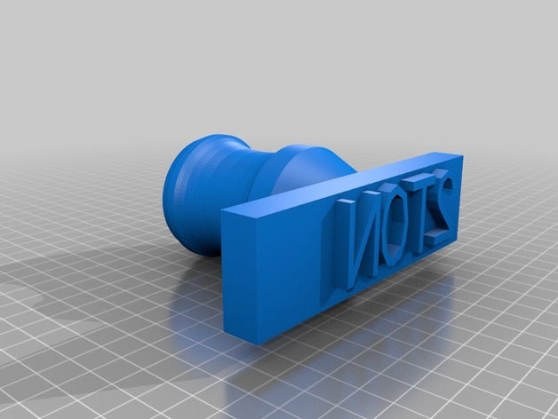 2 ton damgası işaretler logoları özelleştirilmiş 3D print model - Mito3D