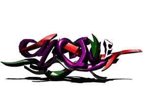 Bosheit 3d-graffiti Kunst maleficent' 3d print model - Mito3D
