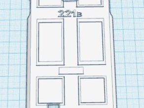 221b baker street s4-dava Targa 43 3d baskı 3d print model - Mito3D