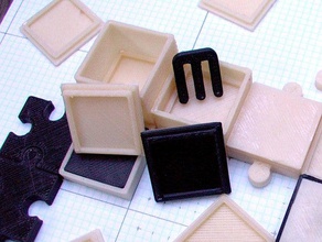 itg cuadro de edición interlocking tile en la creación del juego set &acirc&bdquo&ciento los juguetes juegos enclavamiento caja puzzle piezas un rompecabezas snap snap2 infinito azulejo jigsaw 3d print model - Mito3D