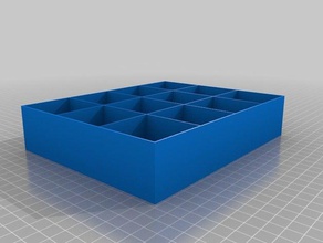 sortingbox tool holders boxes customizable customizer 3d print model - Mito3D