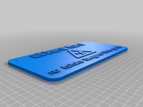 no idiots beyond point signs logos customized 3d print model - Mito3D