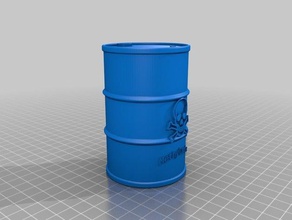 kırma temalı kimyasal varil kötü sahne 3d print model - Mito3D