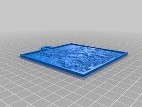 andraslithophane 2d sanat özelleştirilmiş 3d print model - Mito3D