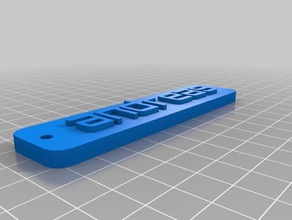 hbf et-schild 3d de l'impression personnalisé 3d print model - Mito3D