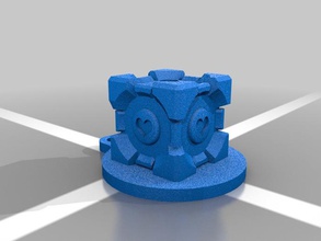 pendant companion cube other 3d print model - Mito3D