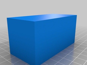 40 80 40mm calibration object 3d printing tests block box rectangular prism 3d print model - Mito3D