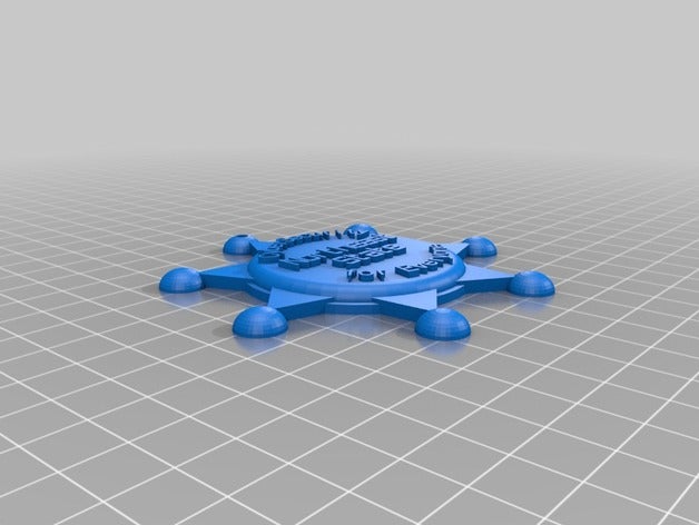 badge2 oggetti di scena personalizzato 3D print model - Mito3D