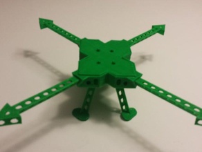 i-beam drone rc los vehículos 3d print model - Mito3D