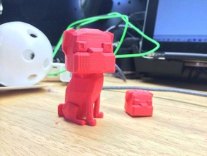 düşük değiştirilebilir poly pug kafa diğer 3d print model - Mito3D