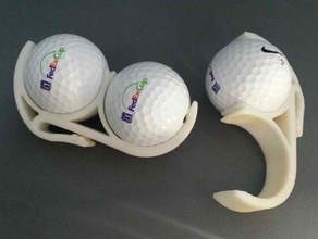 golf ball belt clip sport outdoors 3d print model - Mito3D
