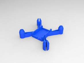 smaller 57mm hubsan x4 replacement frame h107 rc vehicles quadcopter 3d print model - Mito3D