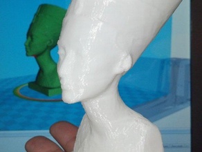 busto di nefertiti sculture egiziano storia queen donna delle donne 3d print model - Mito3D