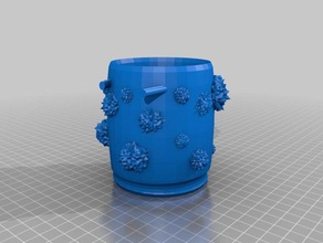 hugh pollin cup decor 3d print model - Mito3D