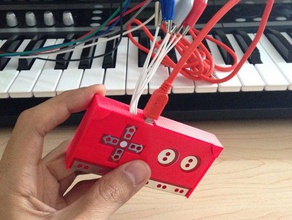 makey synth box electronics enclosure midi music 3d print model - Mito3D