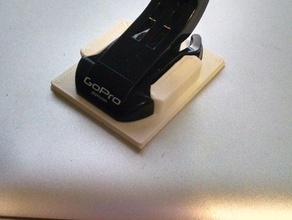 básicos de la gopro hero 3 modelo montaje cámara 3d print model - Mito3D