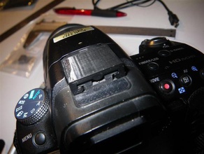 flash de montage la caméra l'adaptateur alpha reflex numérique photographie sony 3d print model - Mito3D