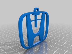 il mio personalizzato di auto honda catena chiave portachiavi 3d print model - Mito3D